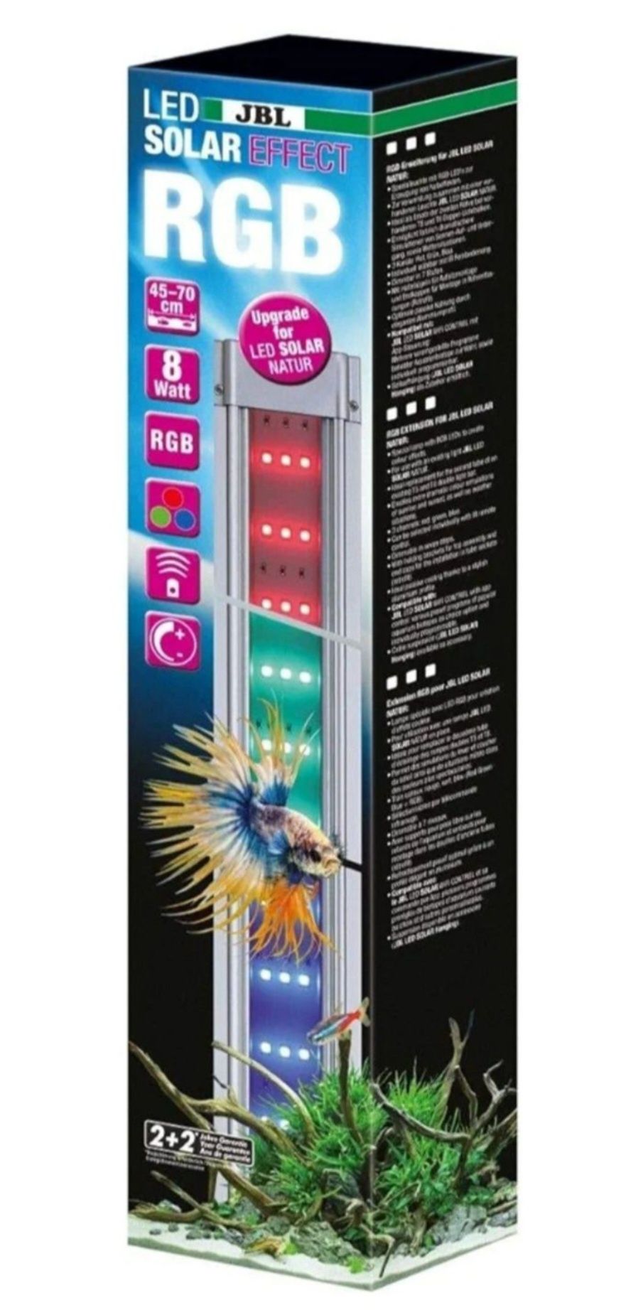 Lampa RGB akwarystyka 8W