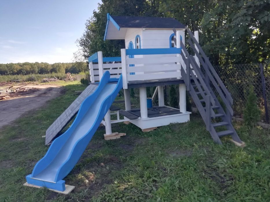 Plac zabaw domek piaskownica ścianka huśtawka dostawa cała PL