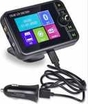 Hikity Adapter radiowy 2,4'' LCD transmiter DAB FM BT MP3, DAB
