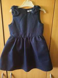 Granatowa sukienka dla dziewczynki