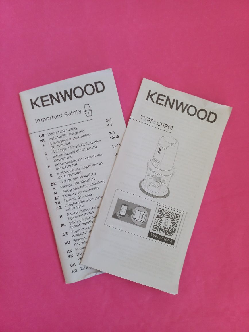 Kenwood Easy Chop Miniszatkownica CHP61 / 100WH