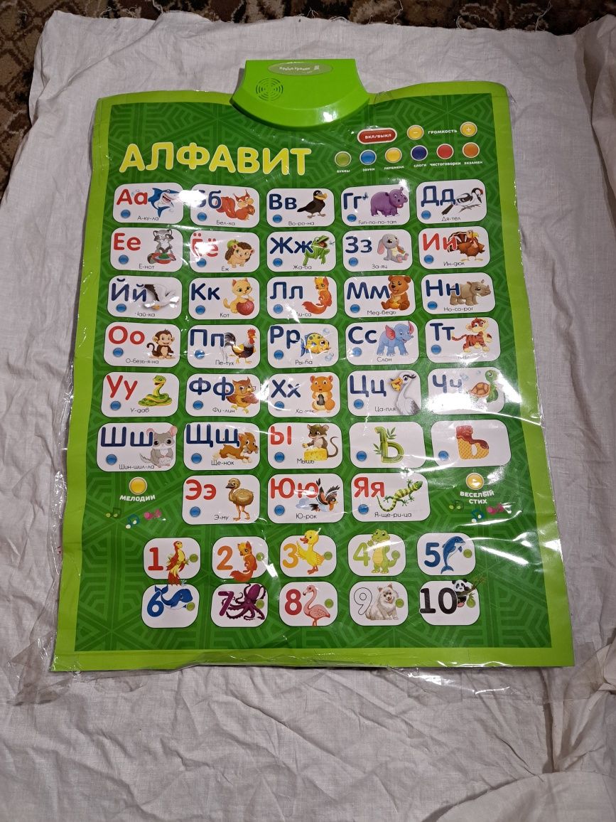 Плакат,  азбука,  алфавит,  обучающий,  для детей,  игрушка