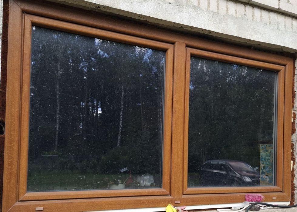 Okno  z demontażu wys.113xszer.206.5