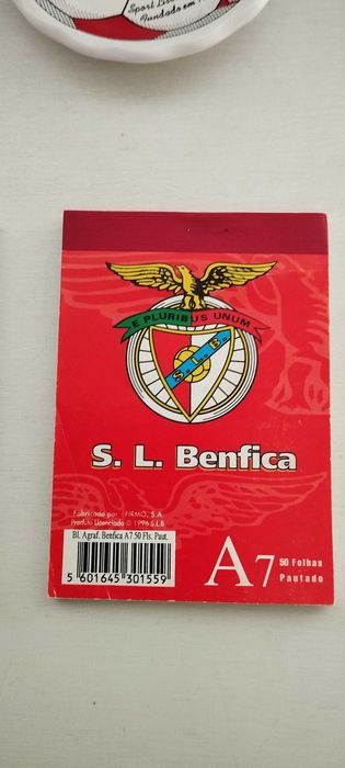 SLB Benfica lote artigos antigos