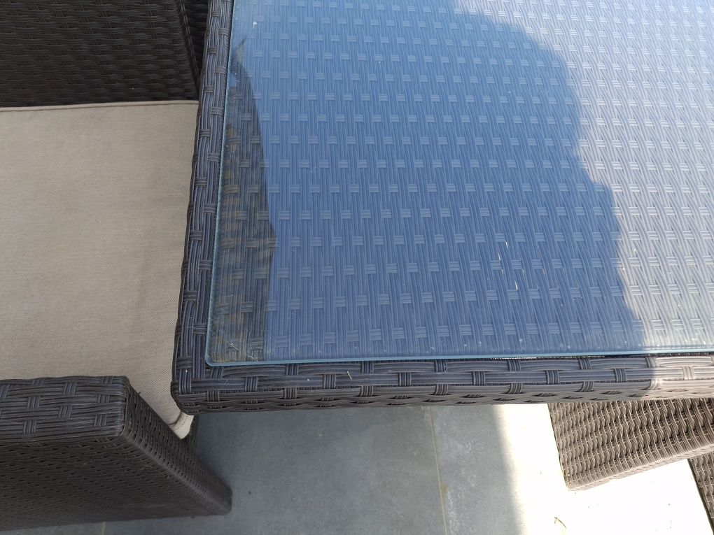 Conjunto refeições mobiliário exterior