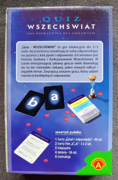 Gra edukacyjna QUIZ Wszechświat