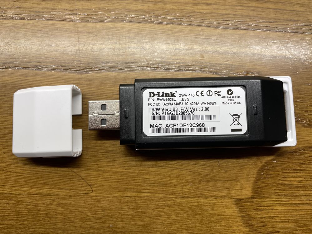 Adaptador USB Wireless D-Link DWA-140