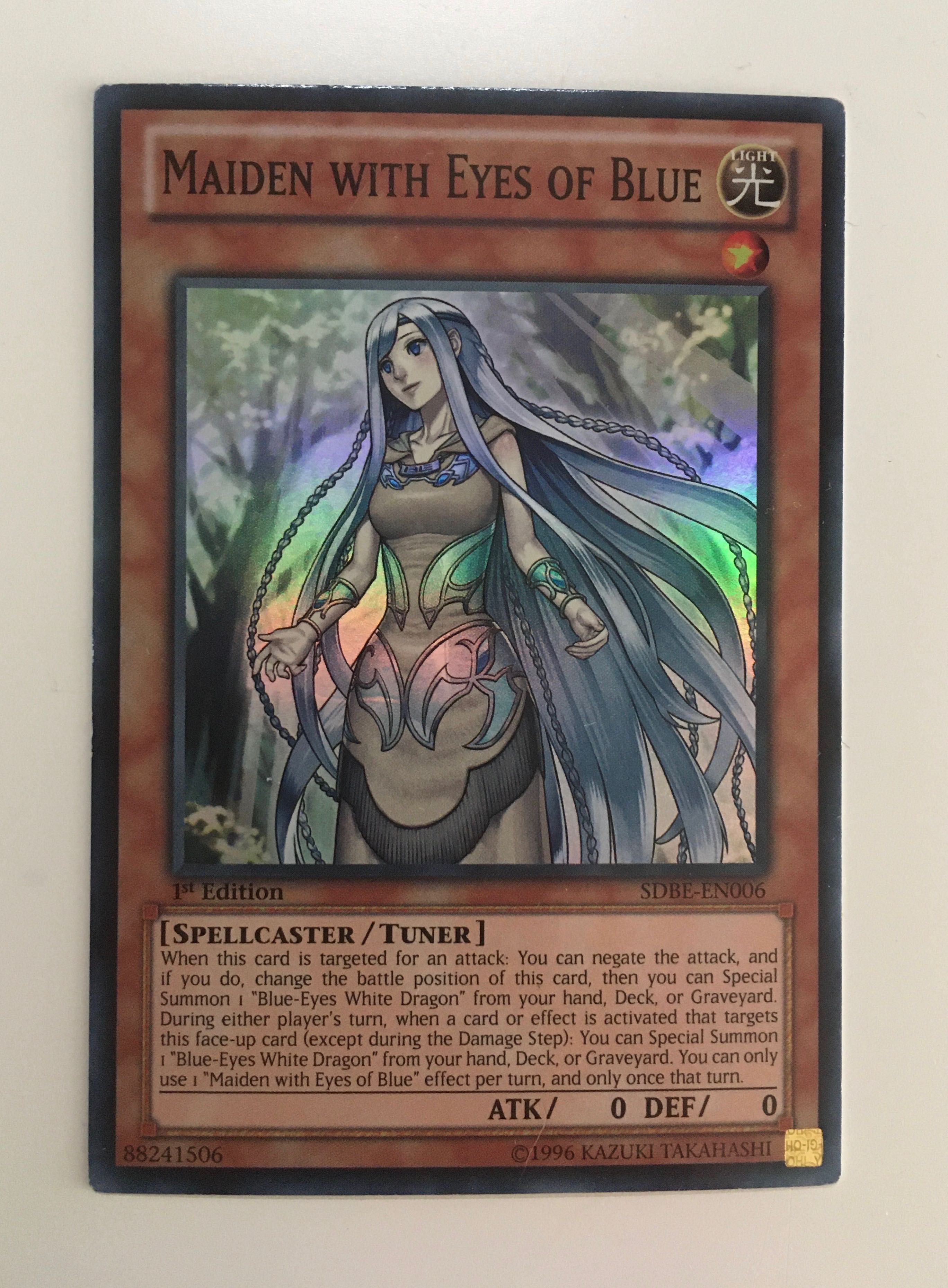Karta Karty Yu-Gi-Oh! Maiden with Eyes of Blue SDBE-EN006 1ST EDITION