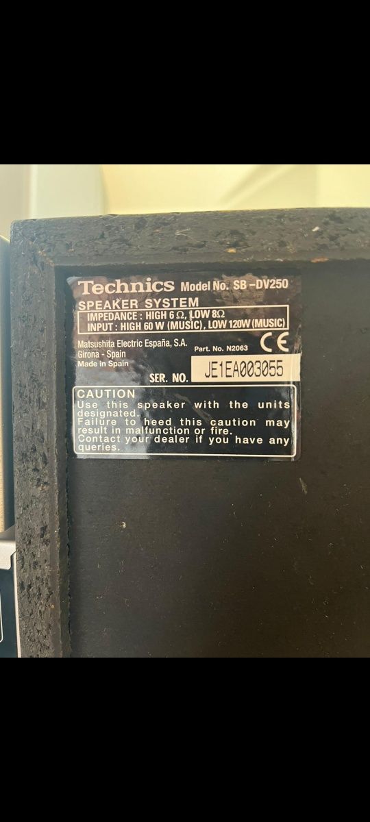 Sprzedam wieżę Technics SH-EH770.