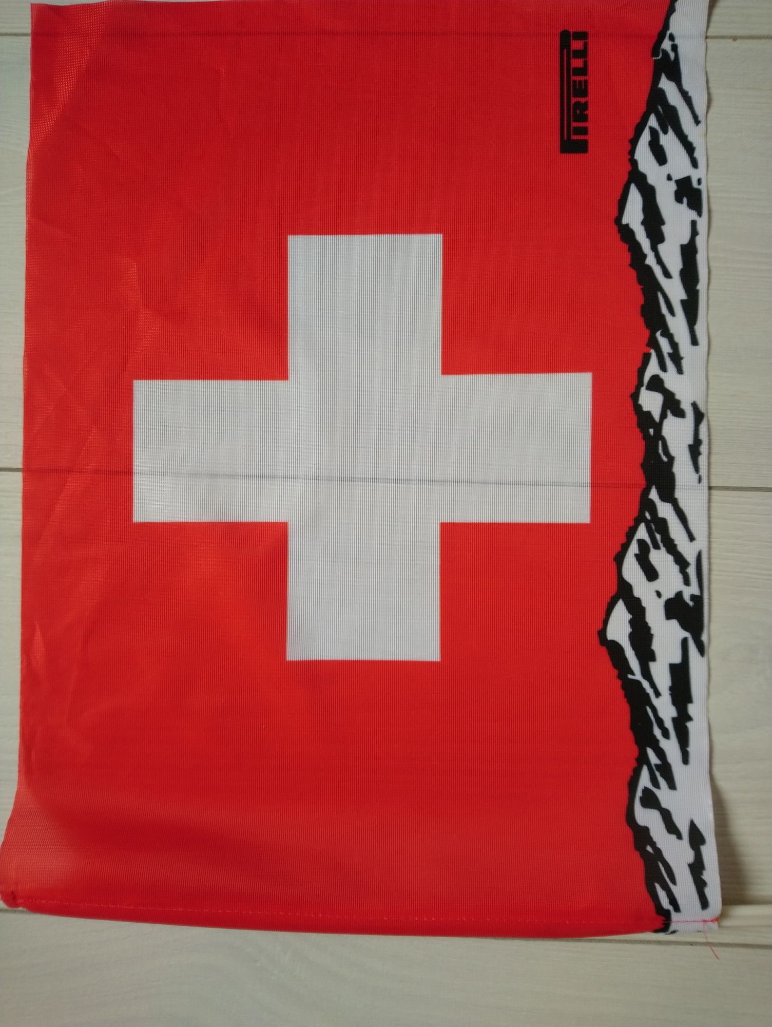 Прапор флаг Швейцарія з кріпленням до стола