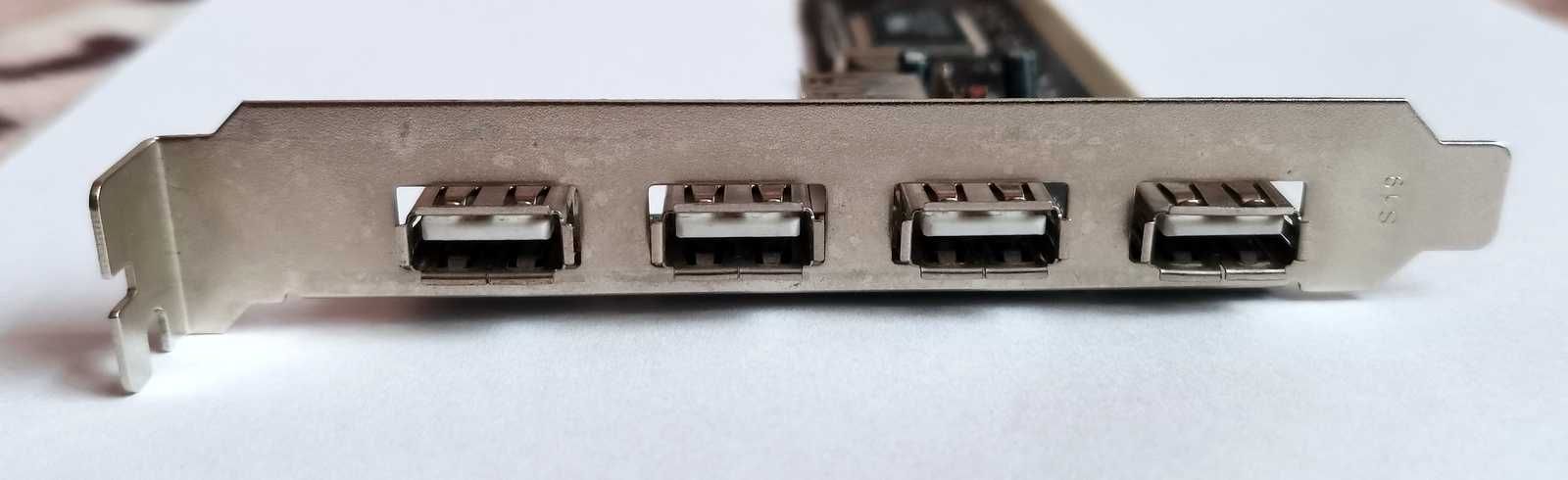 Karta rozszerzeń USB2.0 PCI z 5 portami USB do komputera stacjonarnego