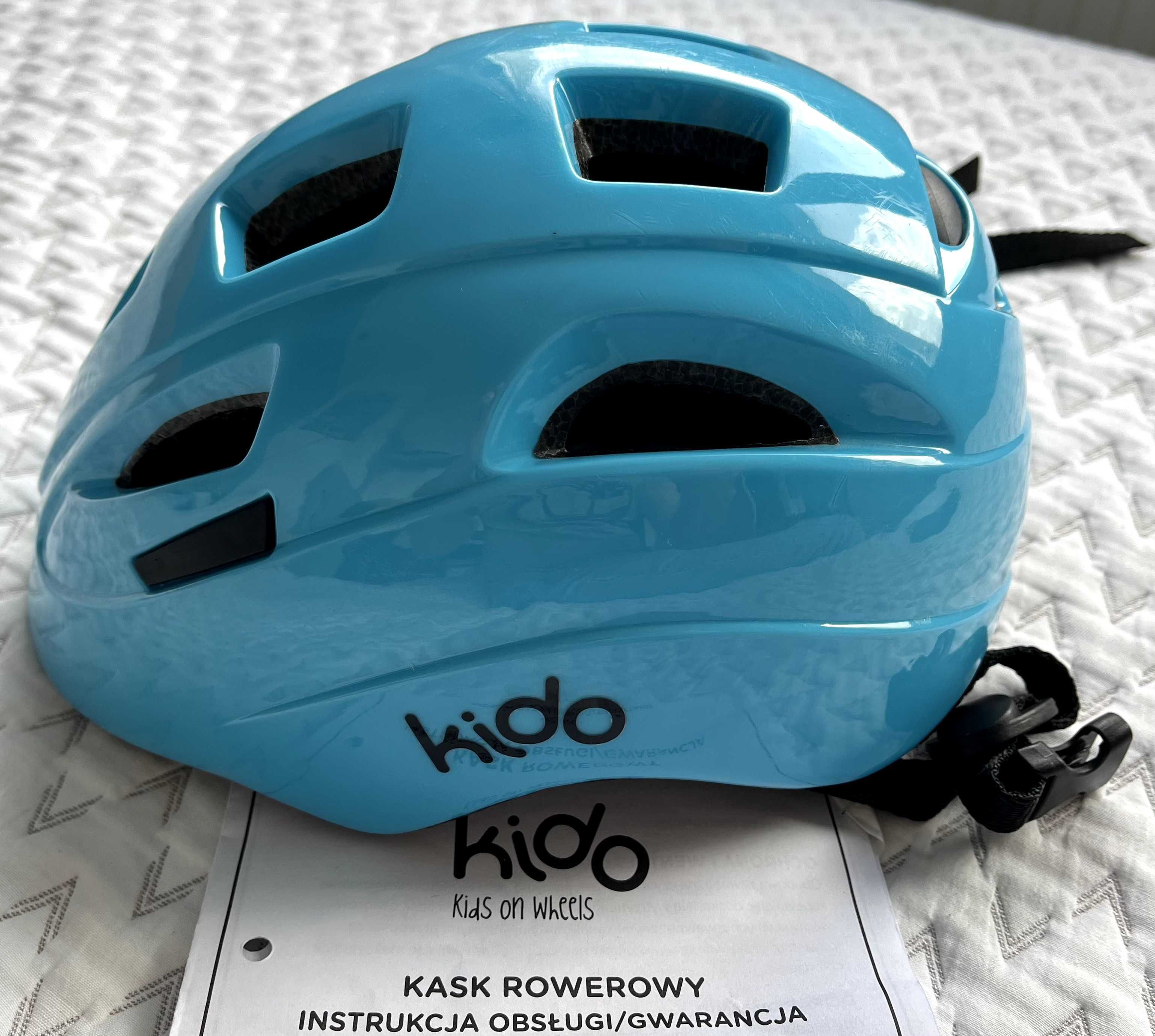 Kask Rowerowy Kido dla dzieci niebieski