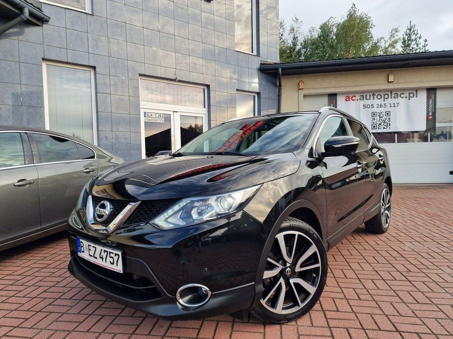Nissan Qashqai Tekna Xenon Skóry Ledy Navigacja Kamera 360 Dach Panoramiczny Tempomat