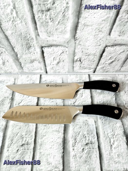 Шеф нож нож Сантоку Grossman PF002,  PF003