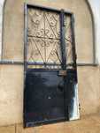 Porta de ferro forjado