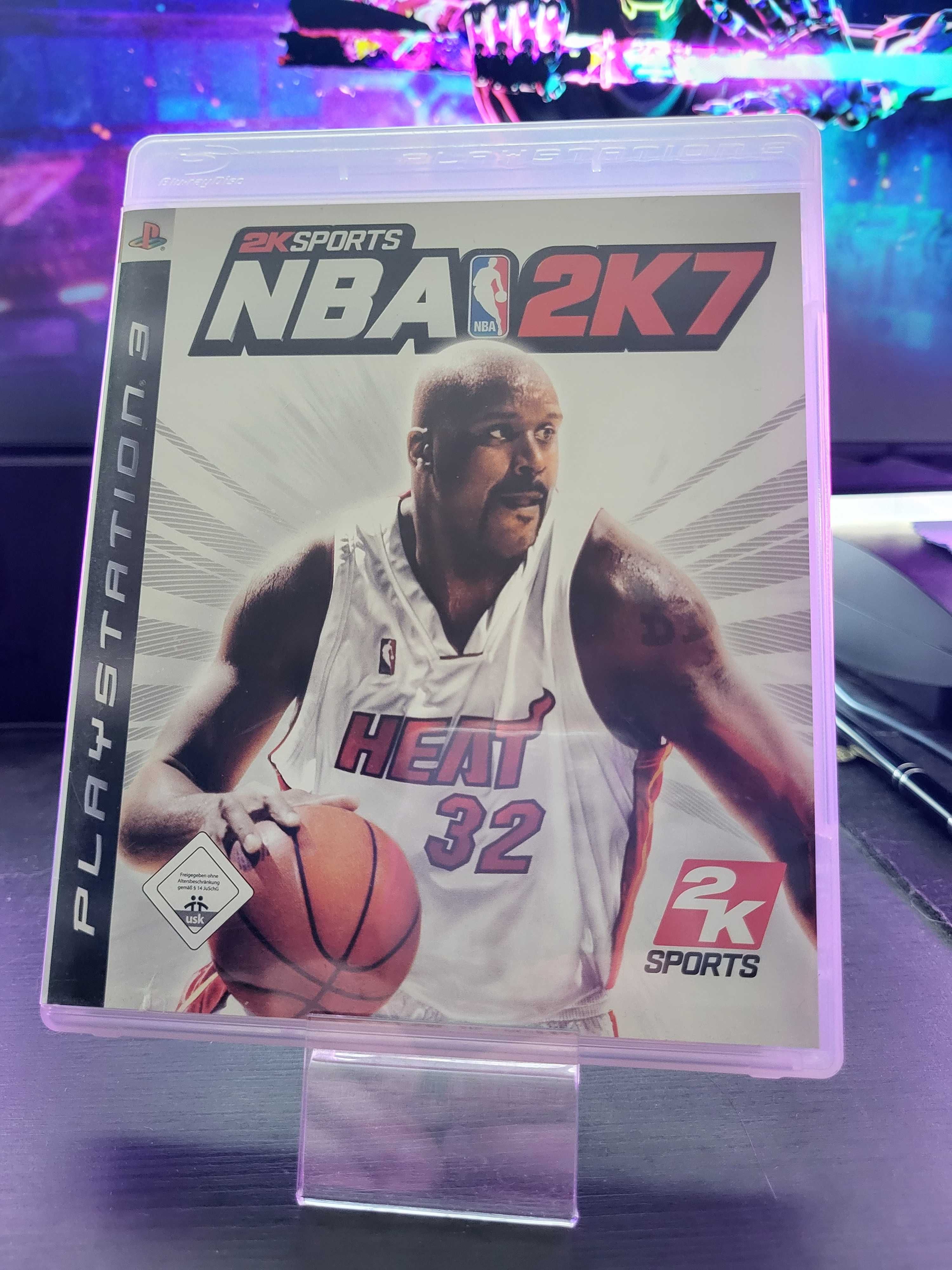 NBA 2K7 PS3, płyta jak nowa,  zero rys, prezent dla fana koszykówki