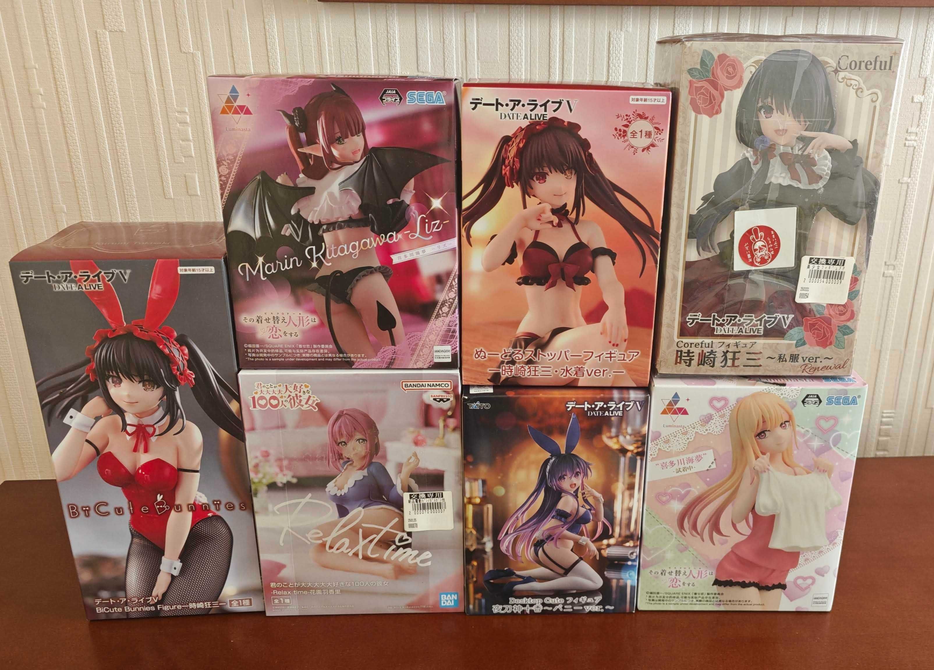 Оригінальні аніме фігурки Date A Live Курумі Хакарі Марін