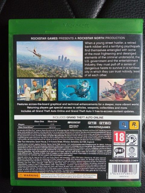 Gra Xbox One Grand Theft Auto 5