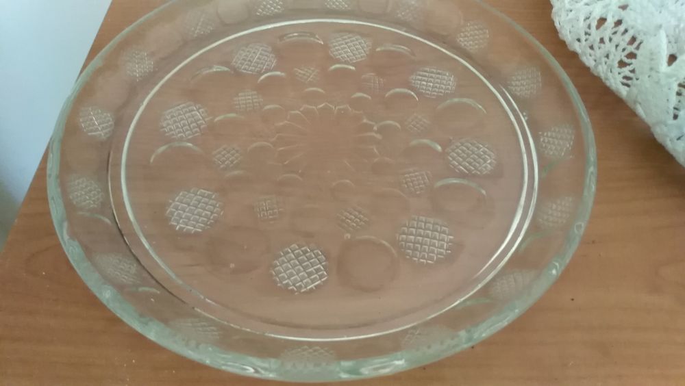 Taca, podstawka pod karafkę szkło Ząbkowice