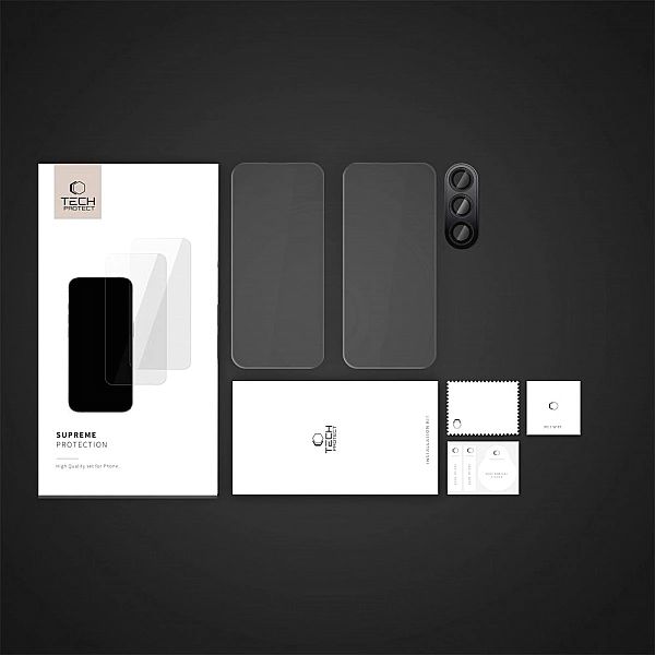 Szkło Hartowane Tech-Protect Supreme Set Galaxy S24 Fe Clear