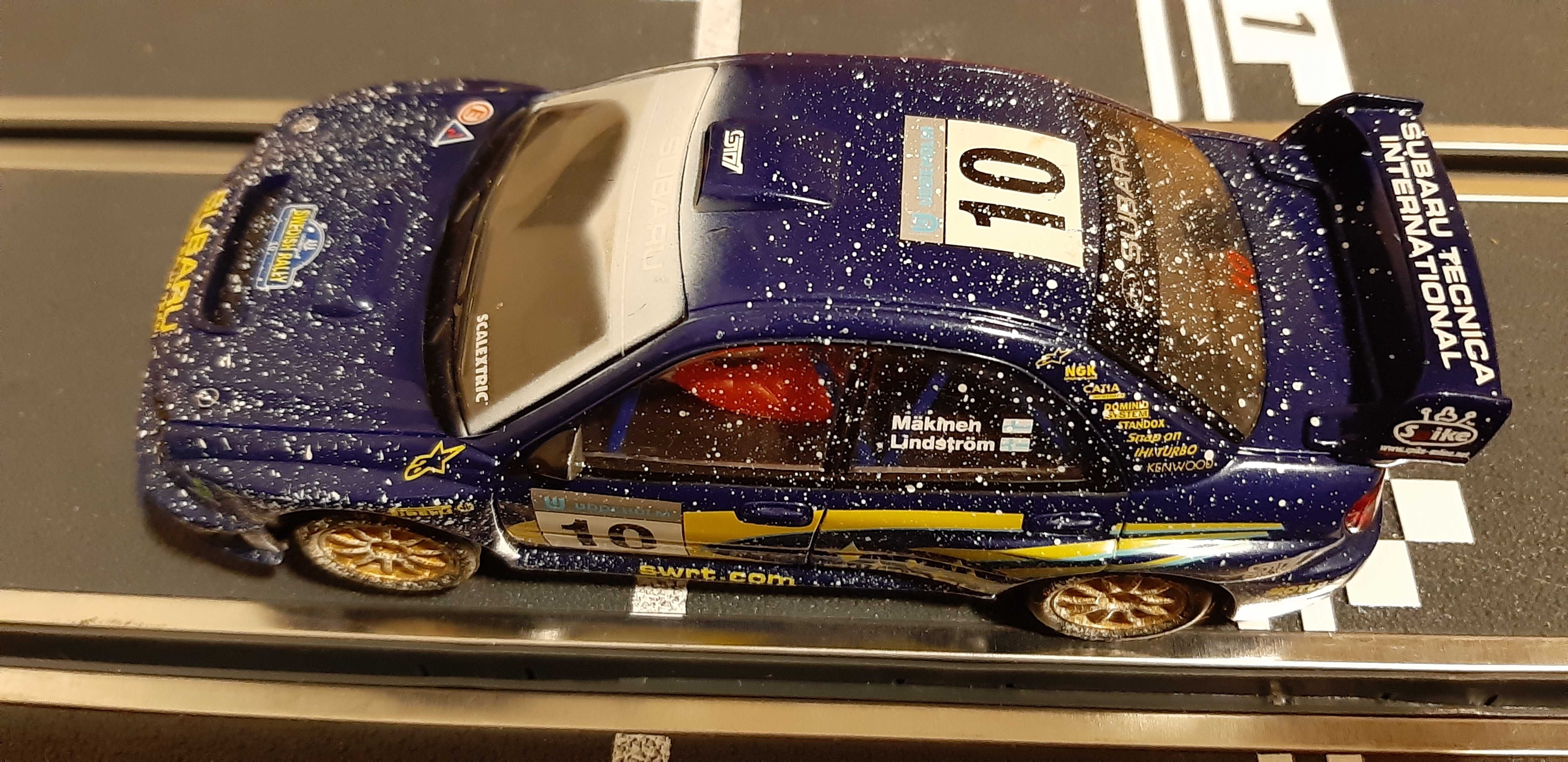 Scalextric - SUBARU IMPREZA WRC #10 - Efeito Neve - Landstrom/Makinen