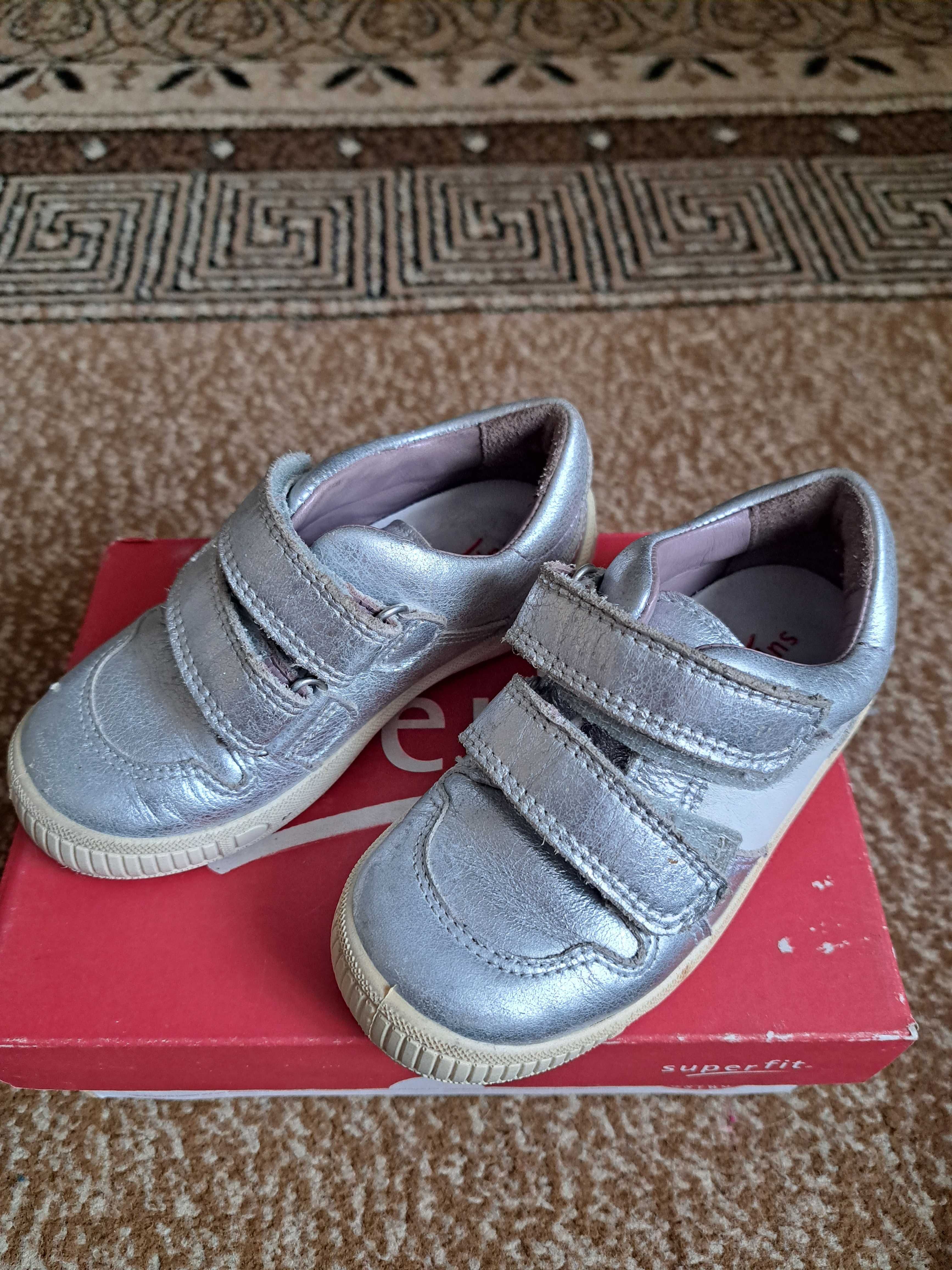 Дитячі шкіряні черевики, кожанные ботинки Superfit р.24 15.5 см