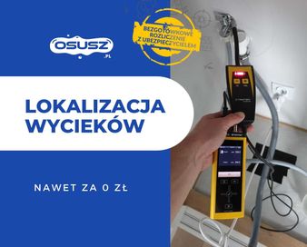 LOKALIZACJA wycieku, wykrywanie wycieków, przecieków TERMOWIZJA