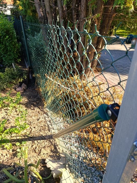 Bramka ocynkowana ze słupkami