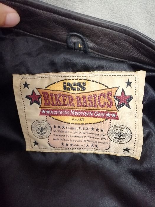 Kurtka motocyklowa skórzana rozmiar L męska