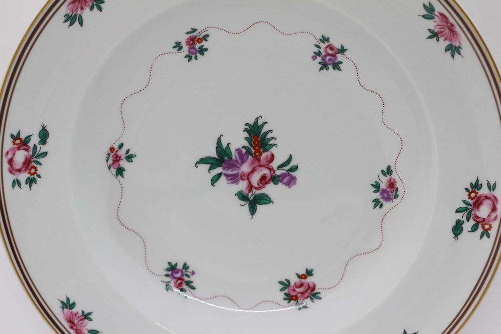 Prato Sopa Coleção Sílvia Vista Alegre 1980