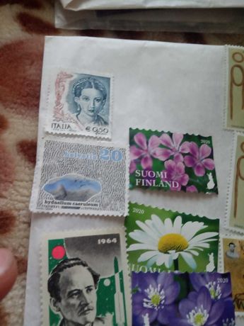 Поштовые марки, негашенные, без штампа