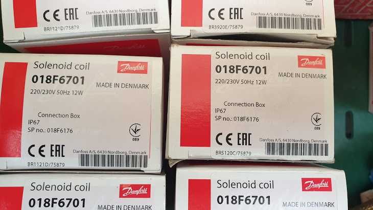 Elektroniczny Zawór Rozprężny DANFOSS AKV 10-3 068F1168 Cewka 018F6701