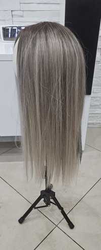 Topper toper tupet peruka z włosów naturalnych Yasmin 55cm Hairlux