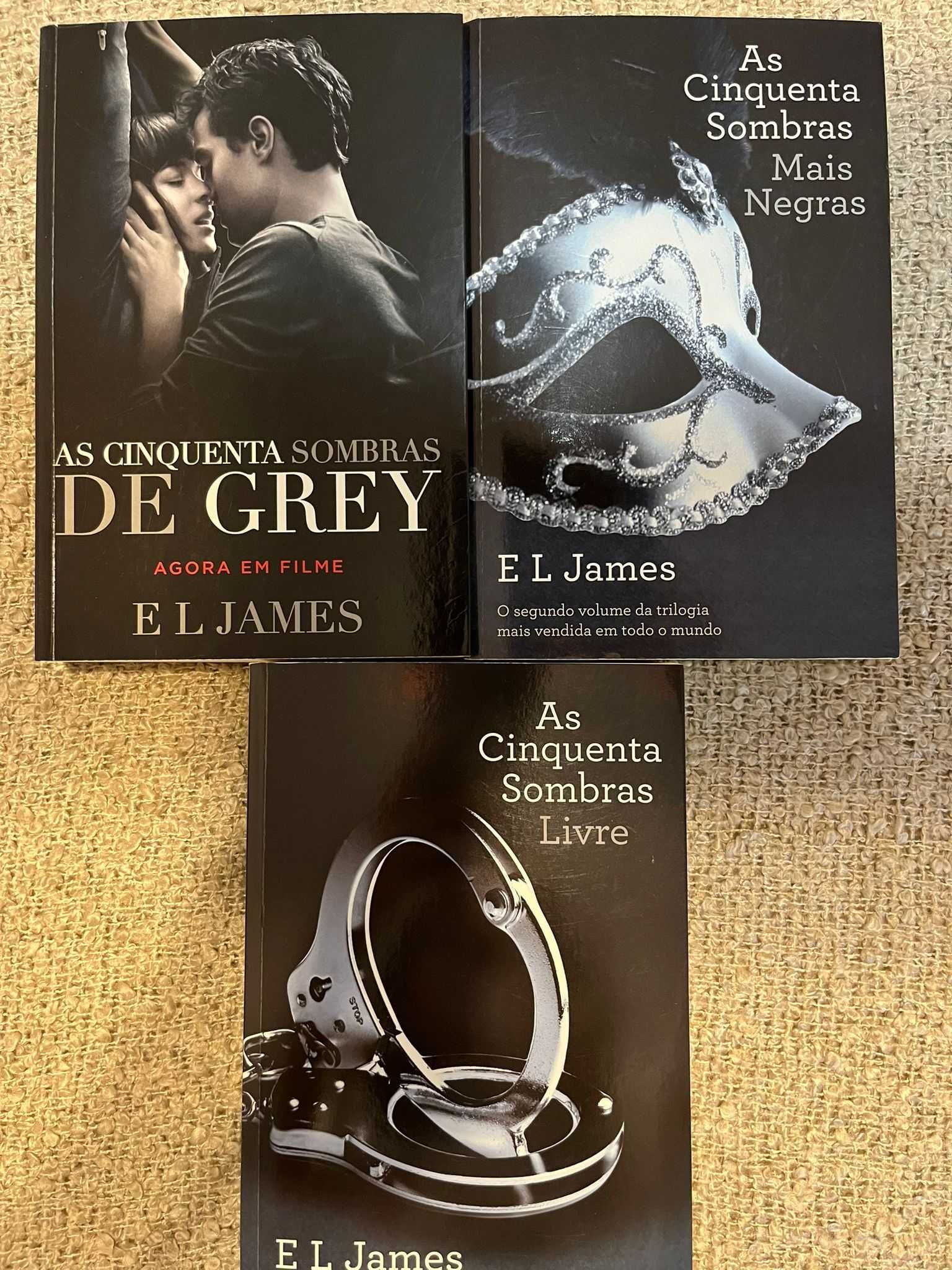 Trilogia dos livros das Cinquentas sombras de Grey