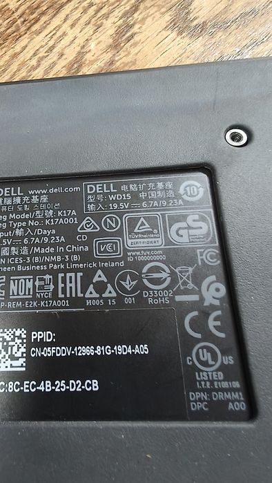 Dell Dock Station WD15