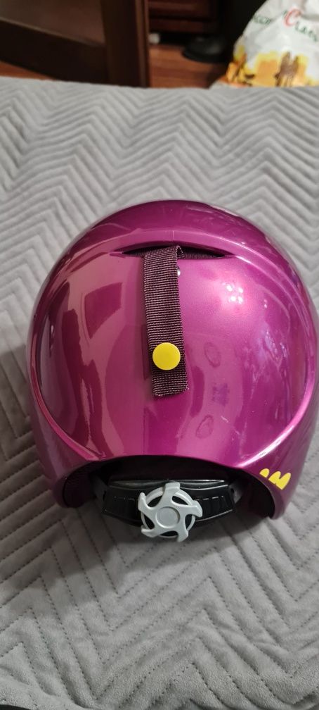 Dziecięcy kask Wed'ze kolor fioletowy, rozmiar 48-52 cm