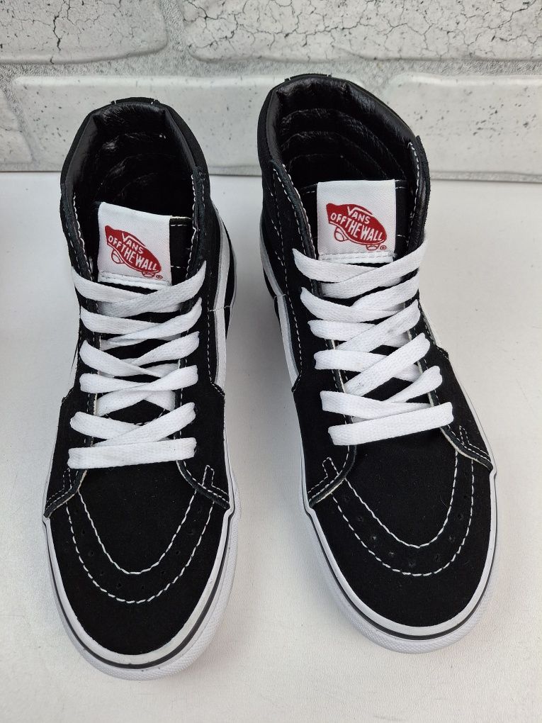 Trampki wysokie sneakersy Vans Sk8-Hi r.33