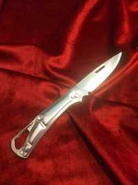 Scyzoryk stalowy składany nóż myśliwski z przypięciem, na grzyby