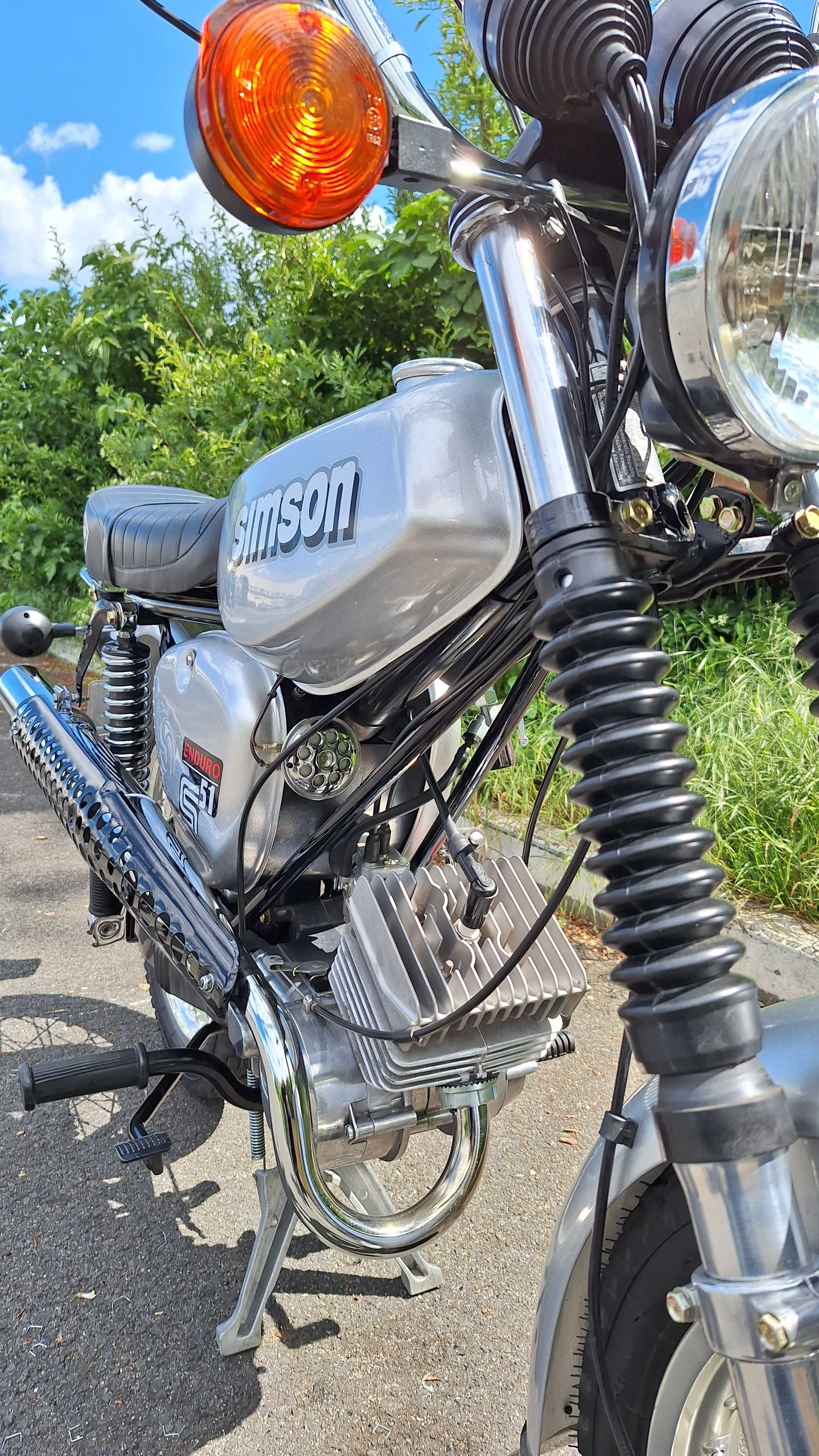 Simson S51 Enduro 380 km przebiegu