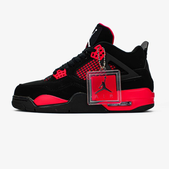 Мужские кроссовки Nike Air Jordan 4 Сrimson "Red Thunder" 41-45
