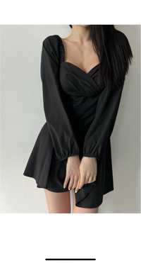 Сукня плаття чорне чорна коротка коротке