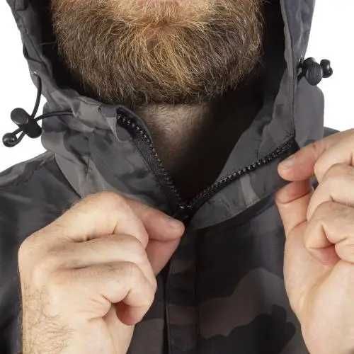 Анорак Комбат на флисе Mil-Tec combat anorak black Dark 10335080