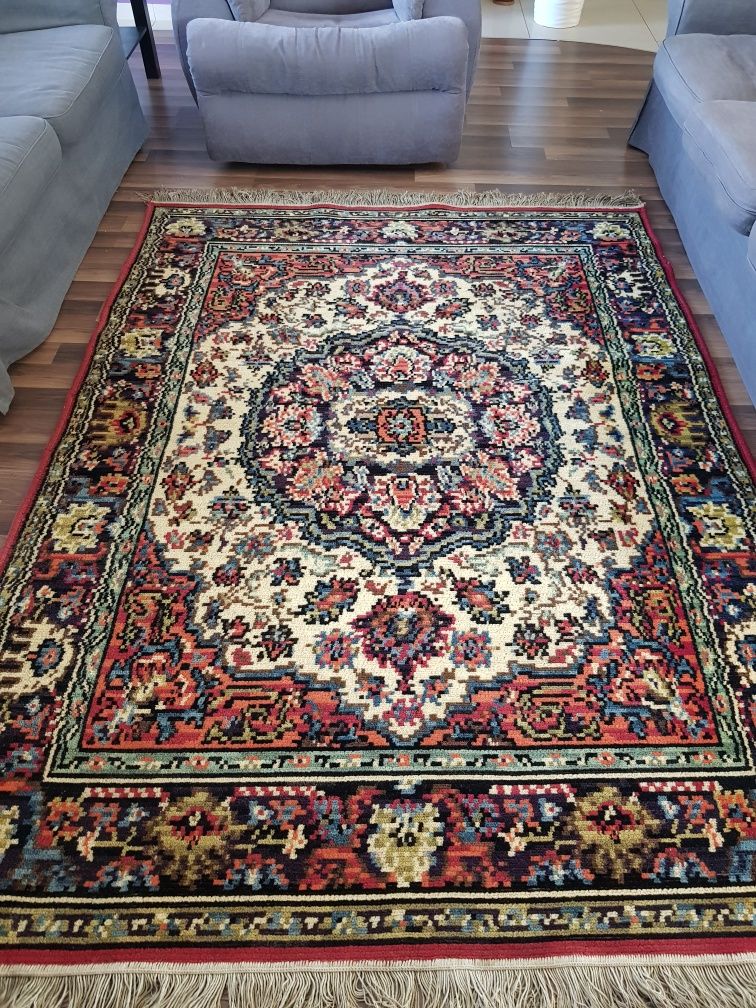 Kilim, wełniany dywan na ścianę  PRL 170x230