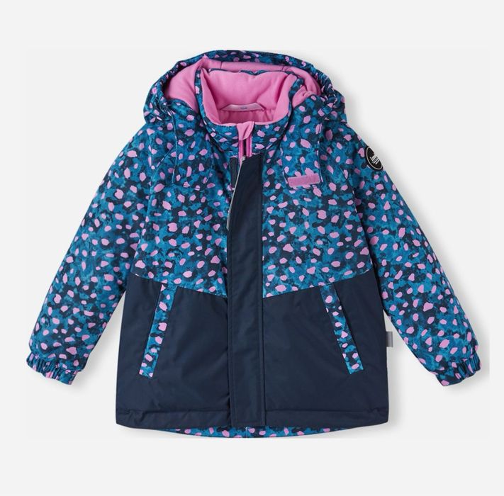 Дитяча зимова термо куртка для дівчинки lassie by reima umber 116 см