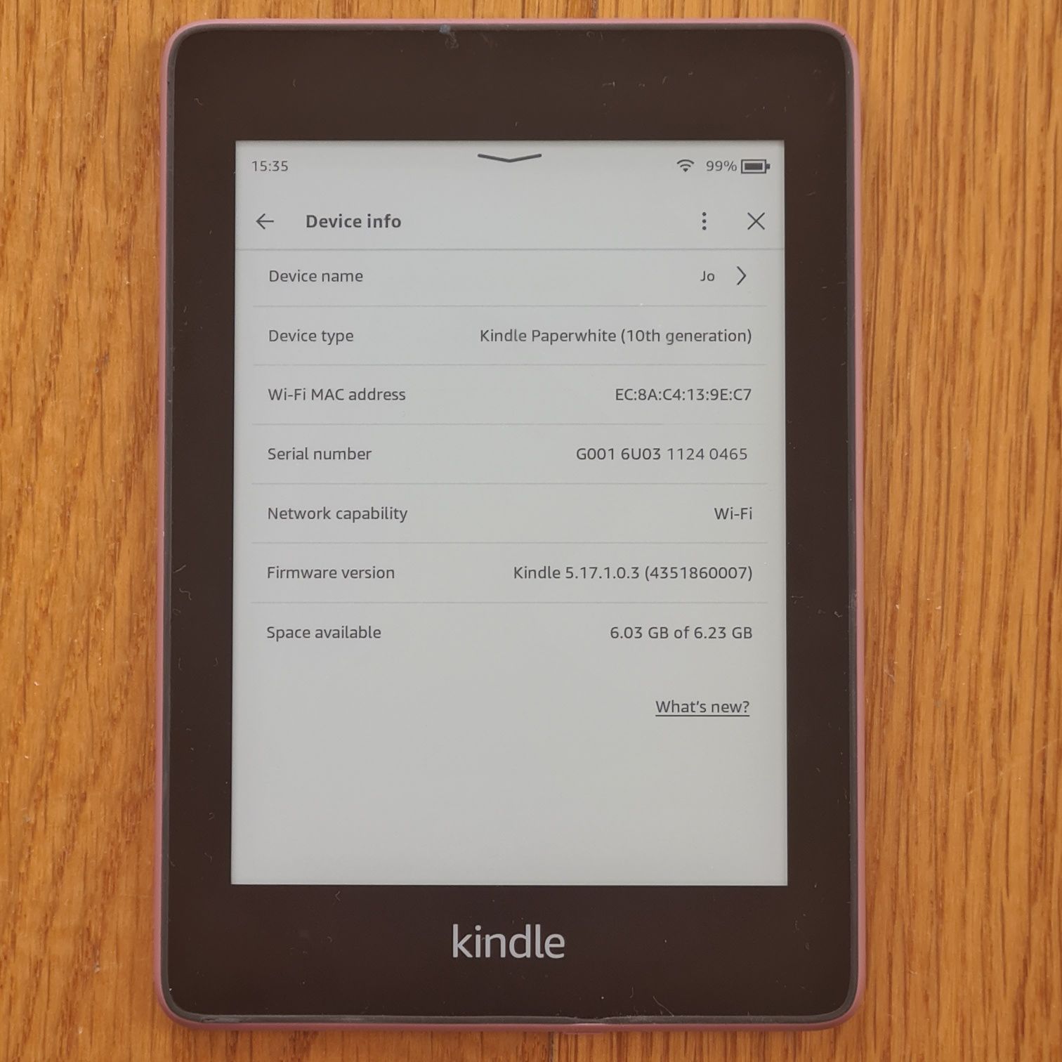 Kindle Paperwhite Geração 10
