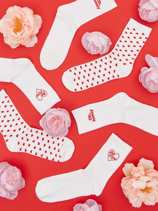 Білі жіночі шкарпетки набір 3 пари sinsay