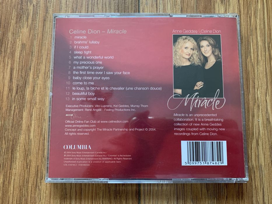 Celine Dion - Miracle - cd