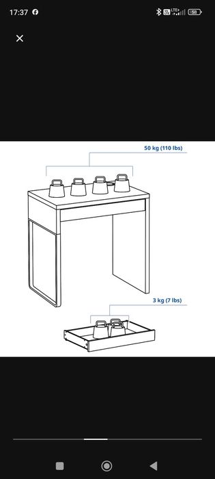 Biurko ikea micke
