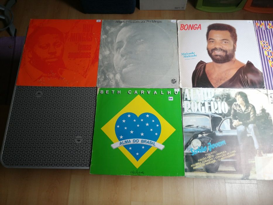 Discos Vinil Música Angolana/Brasileira/Popular.