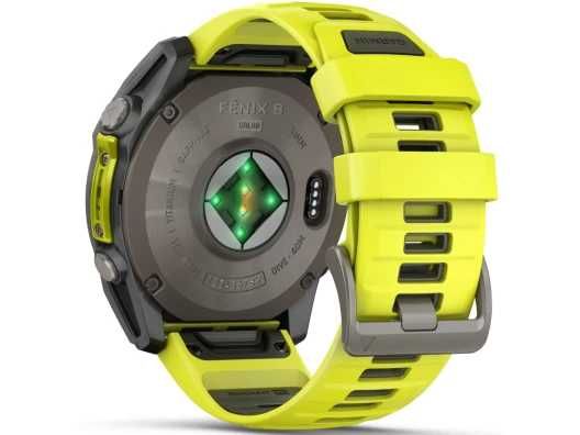 Garmin Fenix 8 51mm Solar Sapphire Titanium w. Amp Yellow/Graphite